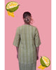 PLEATY PLEASE SKIRT WITH COLOURFUL TOP - PRINT