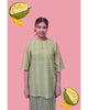 PLEATY PLEASE SKIRT WITH COLOURFUL TOP - PRINT