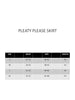 PLEATY PLEASE SKIRT WITH COLOURFUL TOP - BLACK