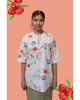 PLEATY PLEASE SKIRT WITH COLOURFUL TOP - GREEN