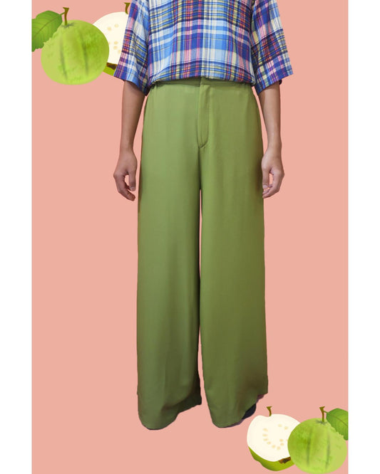 MOI PANTS WITH COLOURFUL TOP - GREEN