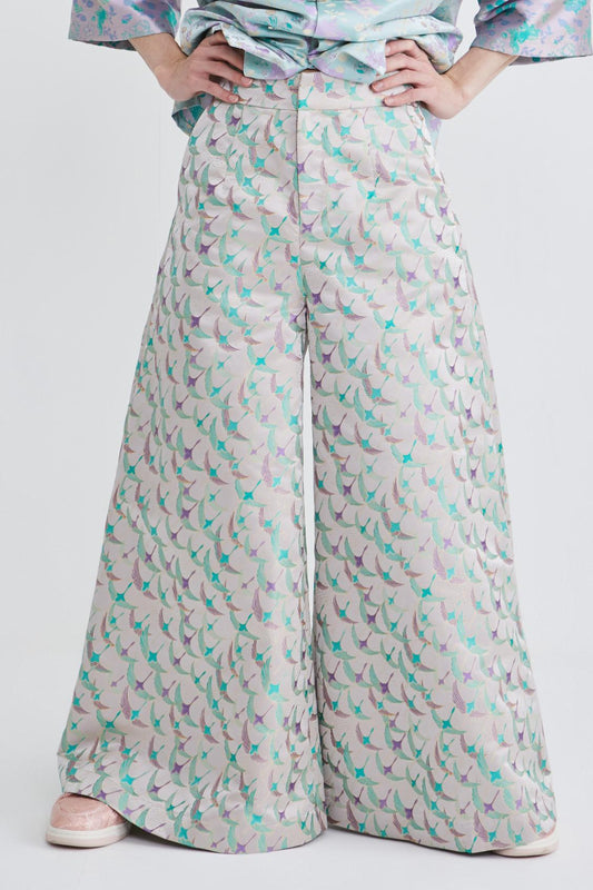 PALAZZO PANTS - CRANE - LILAC