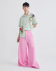 PALAZZO PANTS - PINK KNIT - DARK PINK