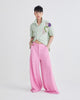 PALAZZO PANTS - PINK KNIT - DARK PINK