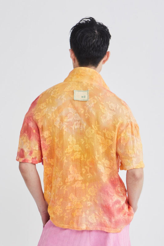 HAWAIIAN COLLAR SHIRT - TIE DYE - MULTI