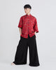 PALAZZO PANTS - BLACK KNIT - BLACK