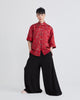 PALAZZO PANTS - BLACK KNIT - BLACK