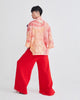 PALAZZO PANTS - RED KNIT - RED