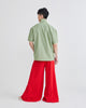 PALAZZO PANTS - RED KNIT - RED