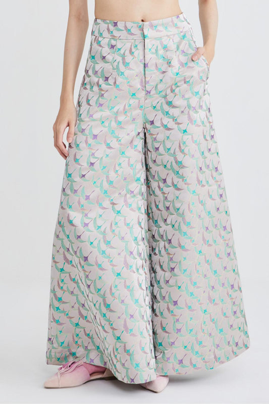 PALAZZO PANTS - CRANE - LILAC