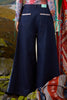 DENIM PALAZZO - BLUE TRIMMINGS