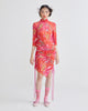 PRINTED CONVERTABLE DRESS - RED FLORAL - PRINT