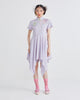 HANDKERCHIEF DRESS - PINK CHECKERED - SALMON