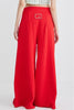 PALAZZO PANTS - RED KNIT - RED