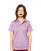POLO TEE WITH BUTTERFLY EMBROIDERY - LILAC